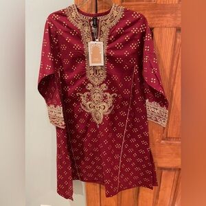 Elegant Embroidered Kurta